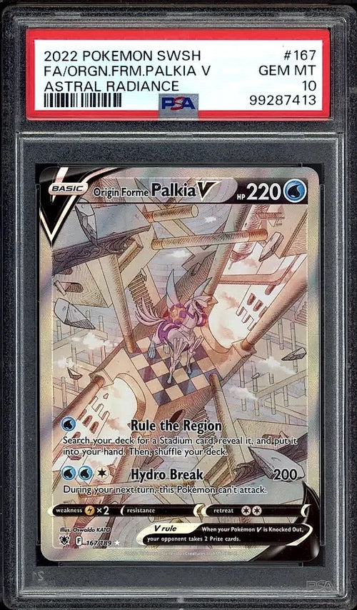 2022 Origin Forme Palkia V Astral Radiance #167 PSA 10
