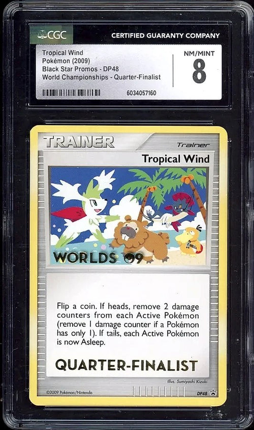 Tropical Wind DP Black Star Promos #48 CGC 8 2007