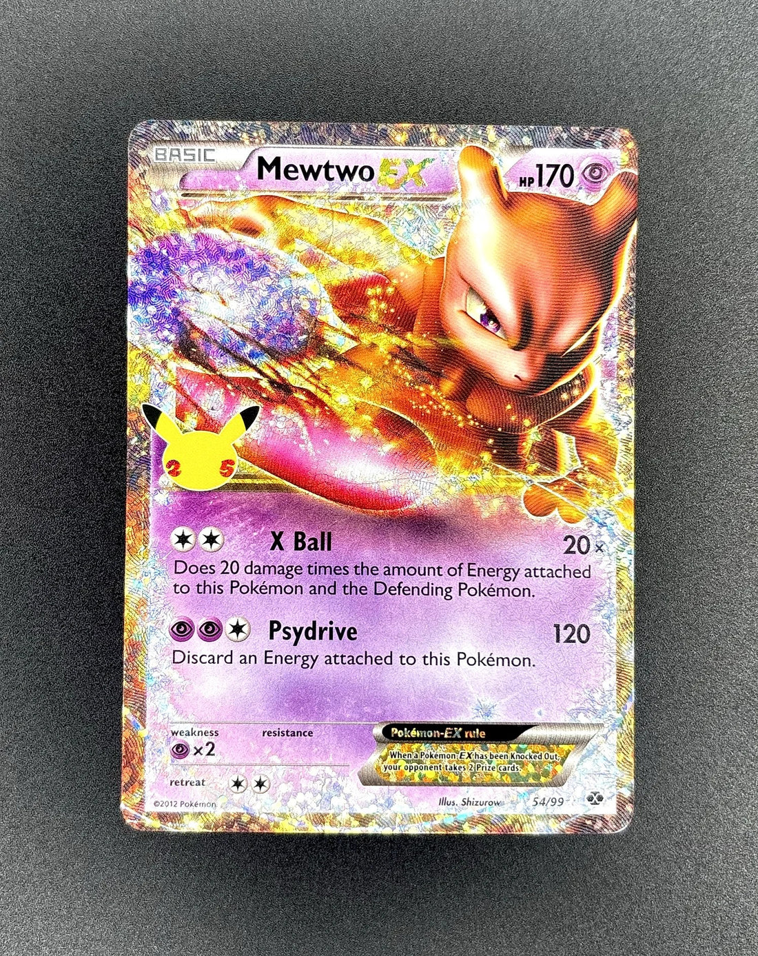 2021 Mewtwo EX Celebrations Classic Collection 54 NM Near Mint