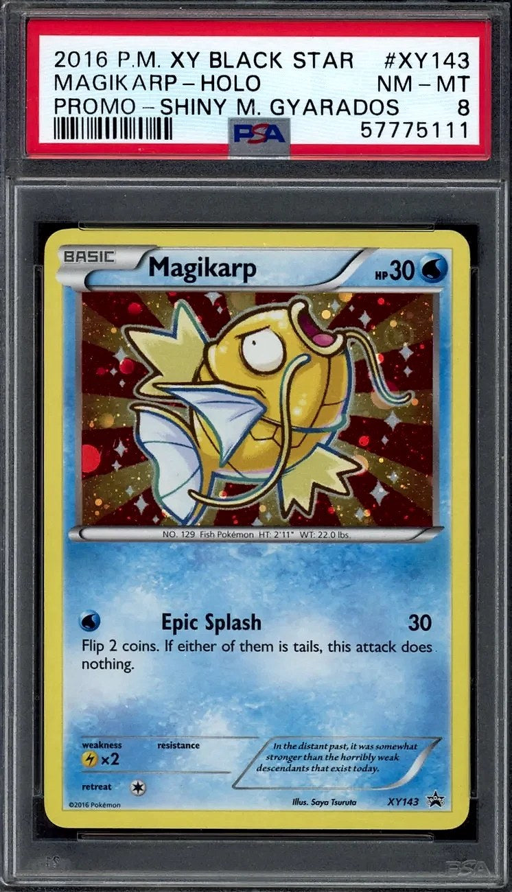 2013 Magikarp XY Promos #143 PSA 8